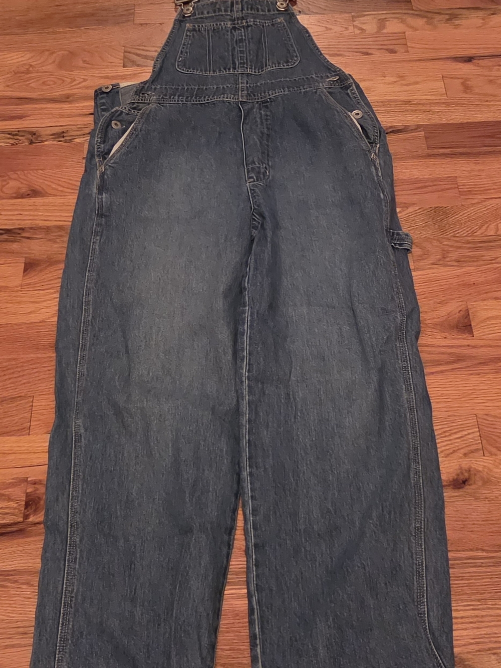 Y2k Gap Bib Overalls Women's Small Relaxed Washed Blue 2000 Vintage